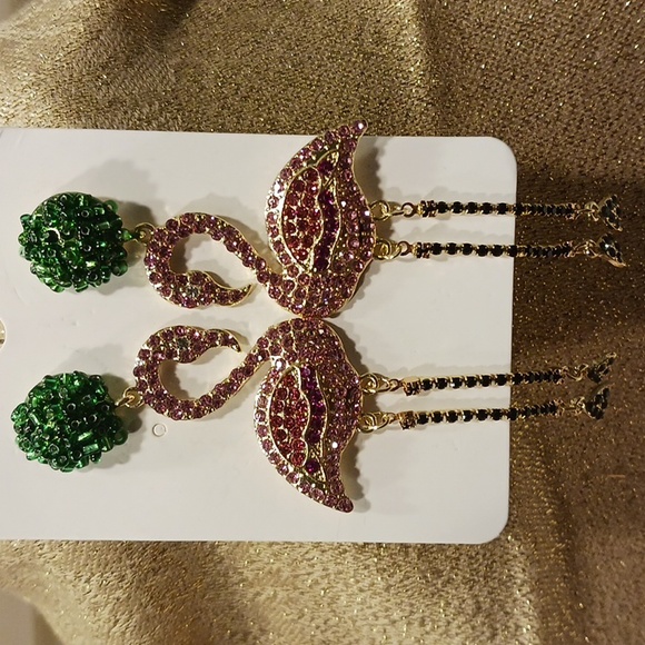Flamingo Earrings - Picture 2 of 5